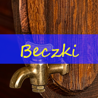 Drewniane beczki na alkohol