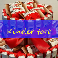Tort z kinderków